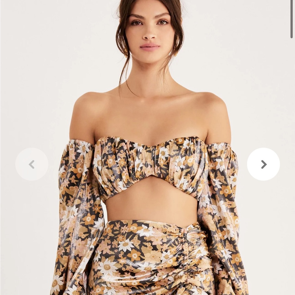 NWT Rumer PALOMA LONG SLEEVE CROP sizes XS and L